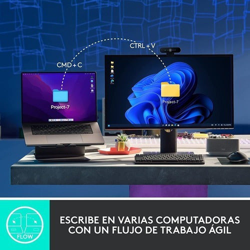 Teclado Logitech Mx Mechanical Inalámbrico Bluetooth Grafito Español