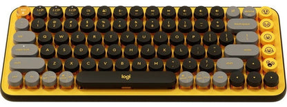 Teclado Logitech Pop Keys, Teclado Mecánico Amarillo Español