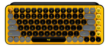 Teclado Logitech Pop Keys, Teclado Mecánico Amarillo Español
