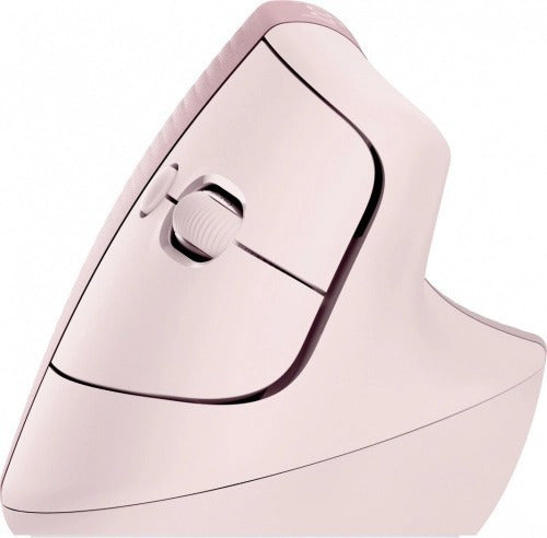 Mouse Vertical Ergonómico Logitech Óptico Usb-a 1000dpi Rosa