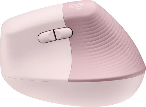 Mouse Vertical Ergonómico Logitech Óptico Usb-a 1000dpi Rosa