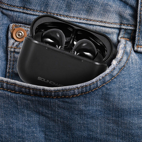 Audífonos Soundmates Bluetooth Contra Salpicadura 5hr De Uso