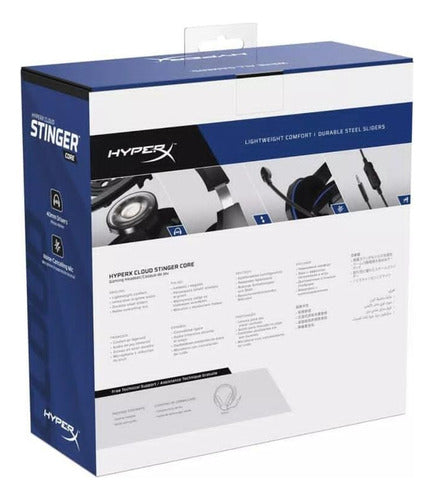 Audífono Gamer Ps4 Cloud Stinger Hx-hscsc-bk Hyperx Color Negro