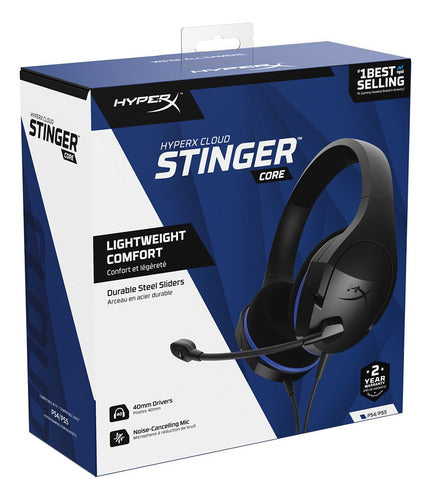 Audífono Gamer Ps4 Cloud Stinger Hx-hscsc-bk Hyperx Color Negro