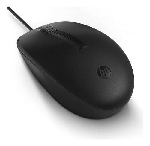 Mouse Hp Láser Hp 128, Alámbrico, Usb, 1200 Dpi, Negro