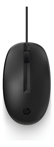 Mouse Hp Láser Hp 128, Alámbrico, Usb, 1200 Dpi, Negro