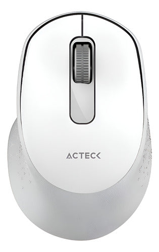 Mouse Ergonómico Acteck Óptico Optimize Mi470 Usb-a Blanco
