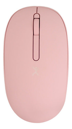 Mouse Perfect Choice Óptico Whisper Rf Inalámbric Usb-c Rosa