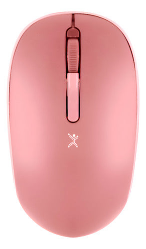 Mouse Perfect Choice Óptico Whisper Rf Inalámbric Usb-c Rosa