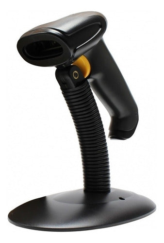 Ghia Lec-74 Lector Código Barras Láser 1d Cable Usb Y Base
