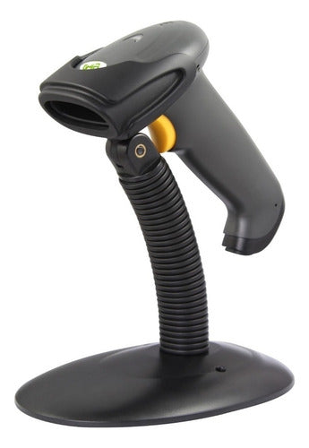 Ghia Lec-74 Lector Código Barras Láser 1d Cable Usb Y Base