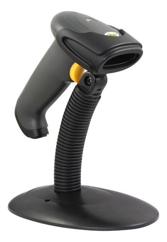 Ghia Lec-74 Lector Código Barras Láser 1d Cable Usb Y Base