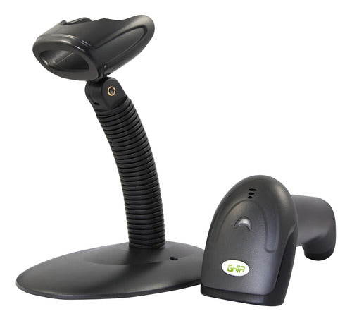 Ghia Lec-74 Lector Código Barras Láser 1d Cable Usb Y Base