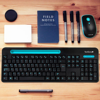 Kit De Teclado Mouse Techzone Tz20comb02-ina Inalámbrico Usb