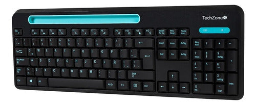 Kit De Teclado Mouse Techzone Tz20comb02-ina Inalámbrico Usb