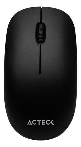 Kit De Teclado Y Mouse Acteck Kt25, Inalámbrico, Usb, Negro