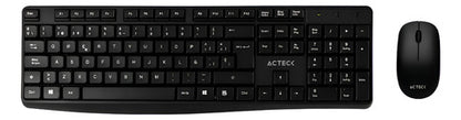 Kit De Teclado Y Mouse Acteck Kt25, Inalámbrico, Usb, Negro