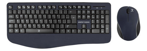 Kit De Teclado Mouse Perfect Choice Pc-201236 Rf Inalámbrico