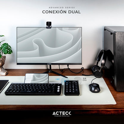 Acteck Teclado Numérico Inspire Pad Tn450 Bluetooth, Negro