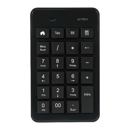 Acteck Teclado Numérico Inspire Pad Tn450 Bluetooth, Negro