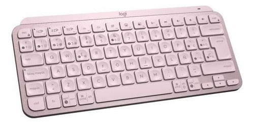 Teclado Logitech Mx Keys Mini Bluetooth Rosa Español Rf Wire