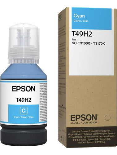 Tanque De Tinta Epson T49h Cian,140ml T49h200 Original