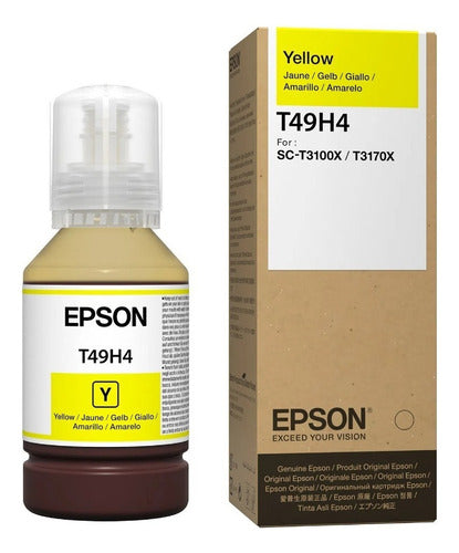 Tanque De Tinta Epson T49h Amarillo,140ml T49h400 Original
