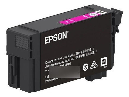 Cartucho Epson T40w Alto Rendimiento Magenta, 50ml T40w320