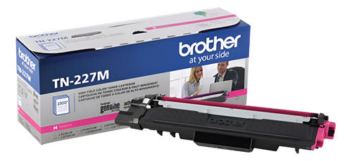 Tóner Brother Tn-227m Alto Rendimiento Magenta, 2300 Páginas