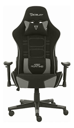 Ocelot Gaming Silla Gamer Ost-black Mist 150kg, Negro/gris