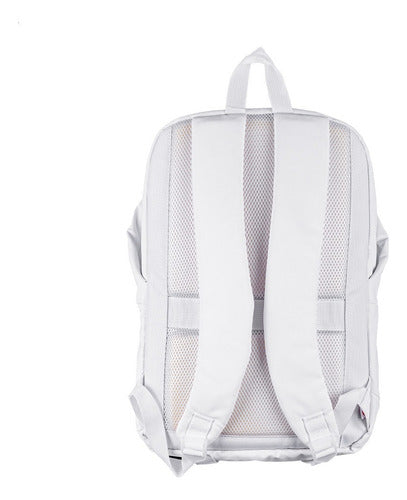 Techzone Mochila De Nylon Nsb22320-2 Laptop 15.6  Blanco