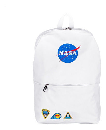 Techzone Mochila De Nylon Nsb22320-2 Laptop 15.6  Blanco