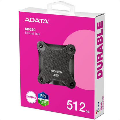 Ssd Externo Adata Sd620, 512gb, Usb 3.2, Negro Sd620-512gcbk