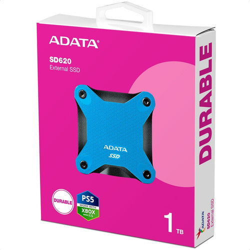 Ssd Externo Adata Sd620, 1tb, Usb 3.2, Azul Sd620-1tcbl