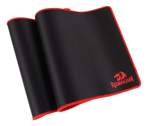 Mousepad Gamer Redragon Susaku, 30 X 80cm, 3mm, Negro/rojo