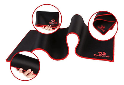 Mousepad Gamer Redragon Susaku, 30 X 80cm, 3mm, Negro/rojo