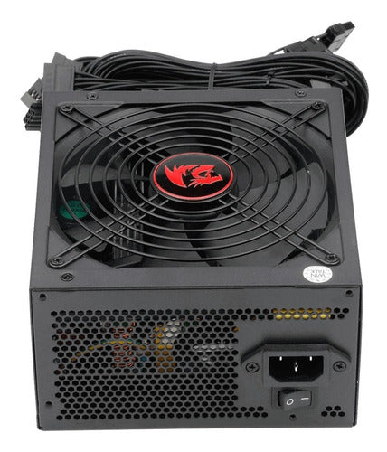 Fuente De Poder Redragon Rpgs Gc-ps001 500w Negra 100v/240v