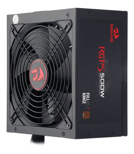 Fuente De Poder Redragon Rpgs Gc-ps001 500w Negra 100v/240v