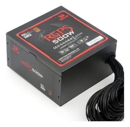 Fuente De Poder Redragon Rpgs Gc-ps001 500w Negra 100v/240v