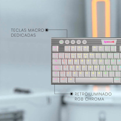Teclado Mecánico Gamer Redragon Horus K618w-rgb, Wireless