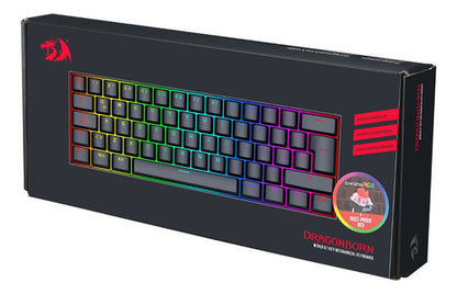 Teclado Mecánico Gamer Redragon Dragonborn K630-rgb Red Swit
