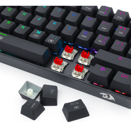 Teclado Mecánico Gamer Redragon Dragonborn K630-rgb Red Swit