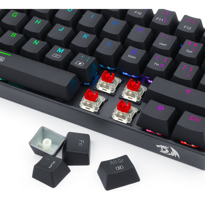 Teclado Mecánico Gamer Redragon Dragonborn K630-rgb Red Swit