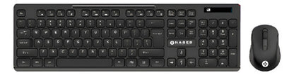 Kit De Teclado Mouse Naceb Na-0123 Inalámbrico Negro Español