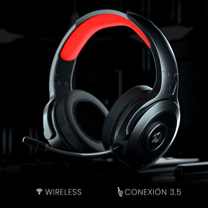 Redragon Audífonos Gamer Pelops H818 Inalámbrico 3.5mm Rojo