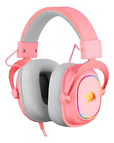 Headset Gamer Redragon Rosa Zeus X H510rgb-pink - Sonido 7.1
