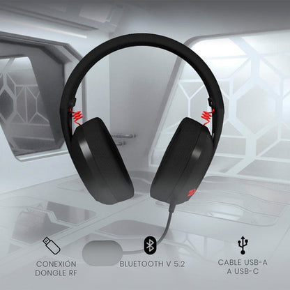 Audífonos Gamer Redragon H848 Ire Pro Bluetooth, Negro