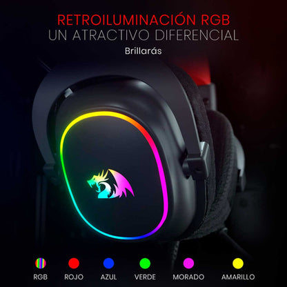 Redragon Audífonos Gamer Zeus X H510 7.1 Alámbrico 3.5mm/usb