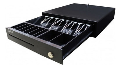 Cajón De Dinero Ghia Gcd481 Con Llave, 4kg, Negro