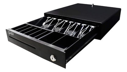 Cajón De Dinero Ghia Gcd481 Con Llave, 4kg, Negro